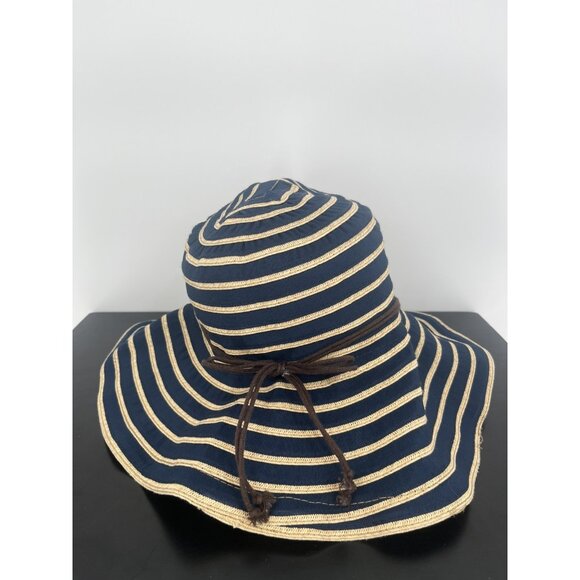 San Diego Hat Co Women’s Sun Hat Striped O/S RN#122405 - Picture 2 of 6